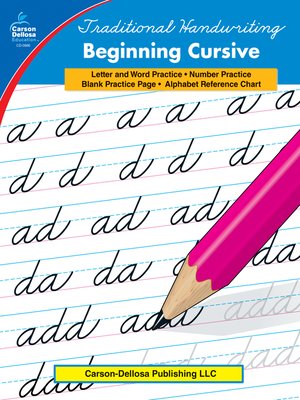 cover image of Traditional Handwriting Beginning Cursive Practice, Grades 1-3